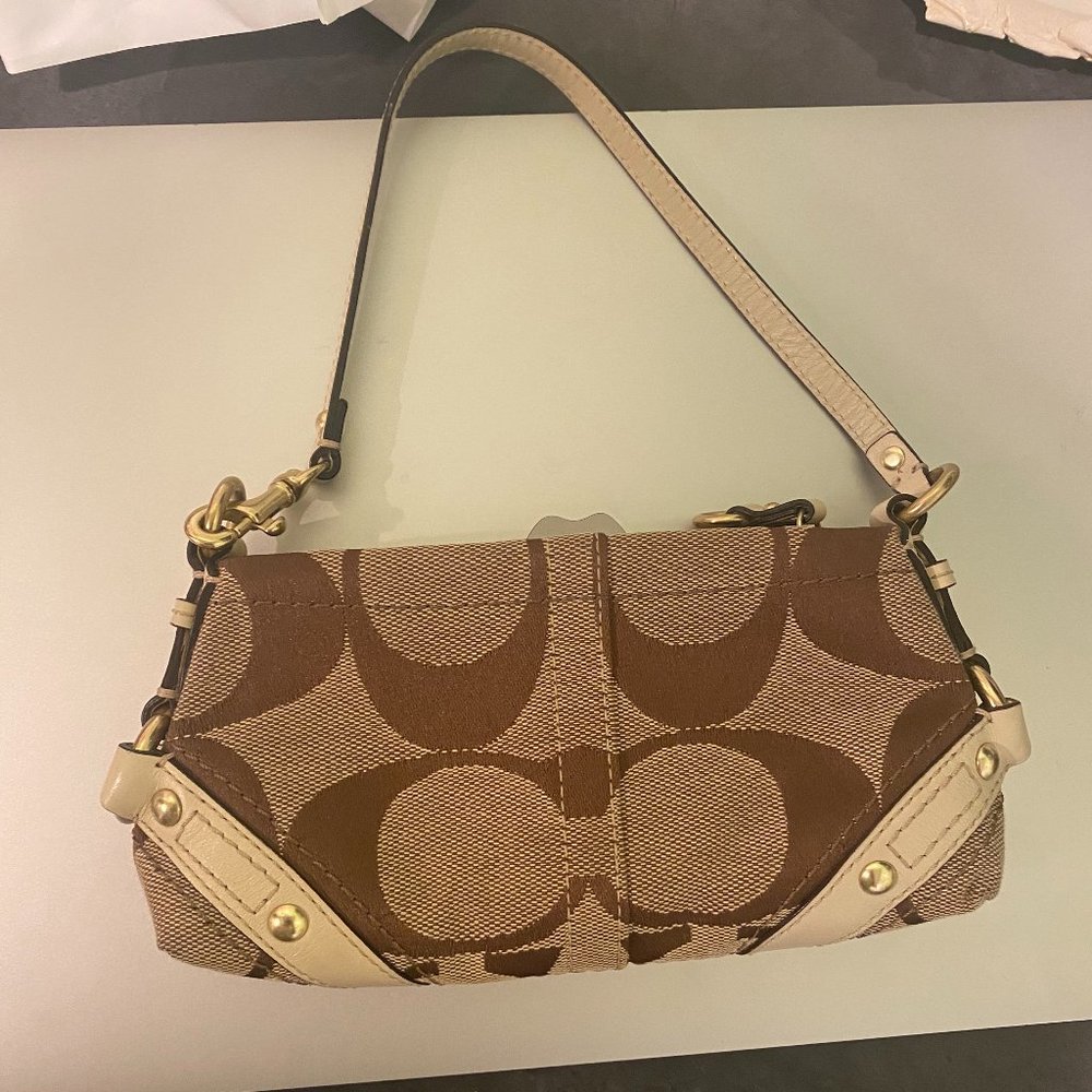 Coach vintage mini baguette bag Y2K